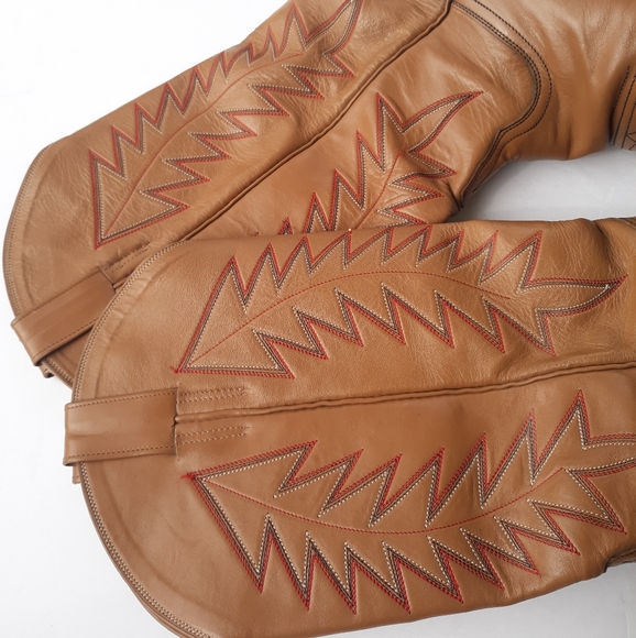 Austin Hall Boot Co Cowboy Western Boots - Picture 5 of 7